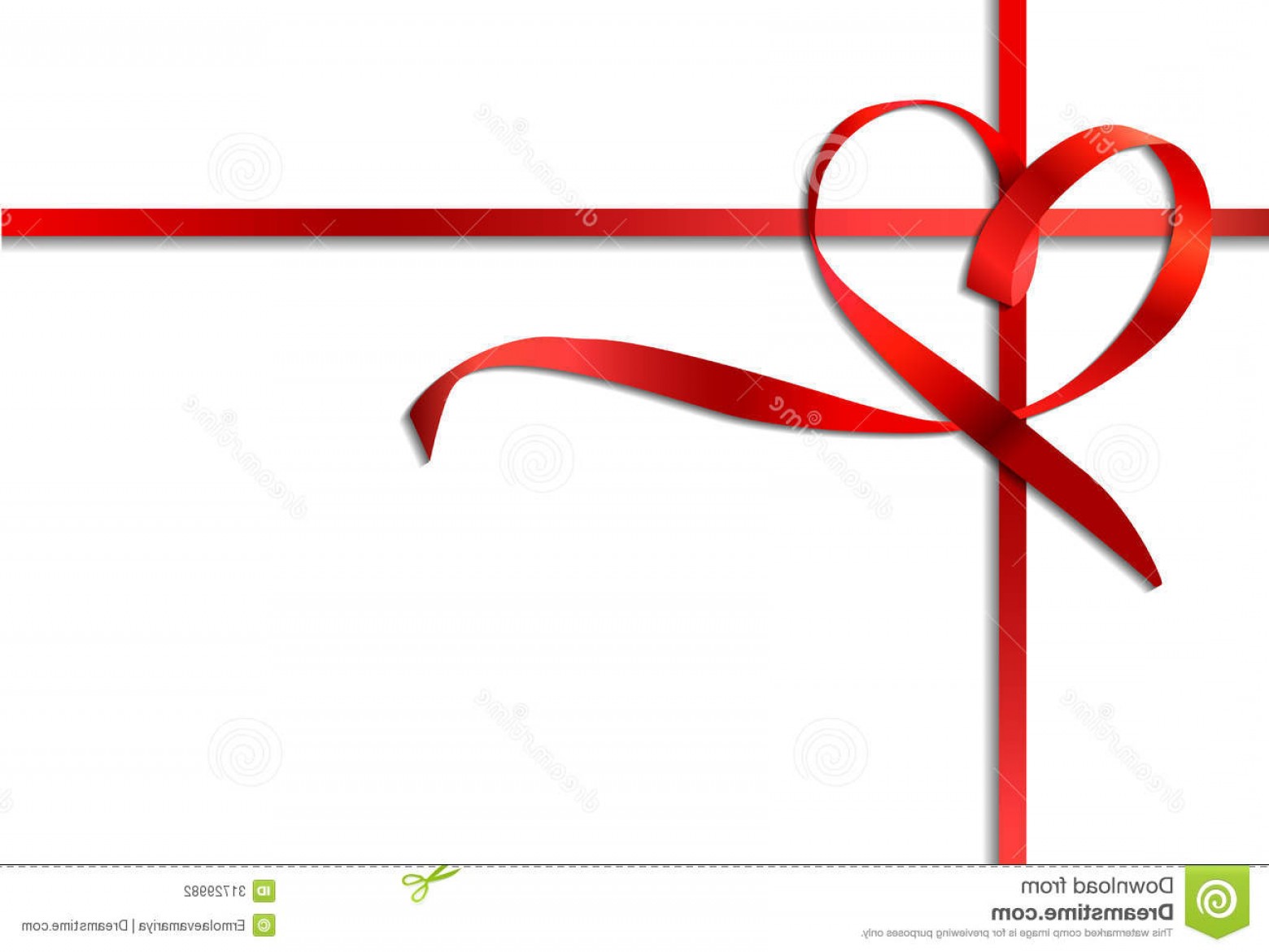 1560x1171 Stock Photography Red Heart Ribbon Bow Vector White Background