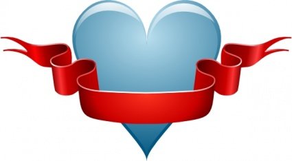 425x234 Free Heart Ribbons Clipart And Vector Graphics