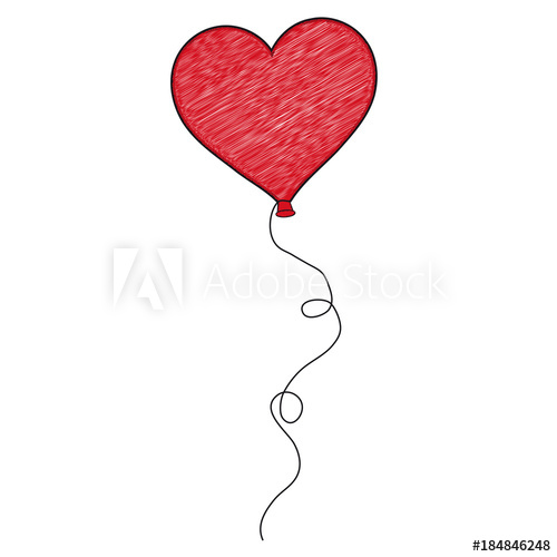500x500 Heart Shaped Balloon