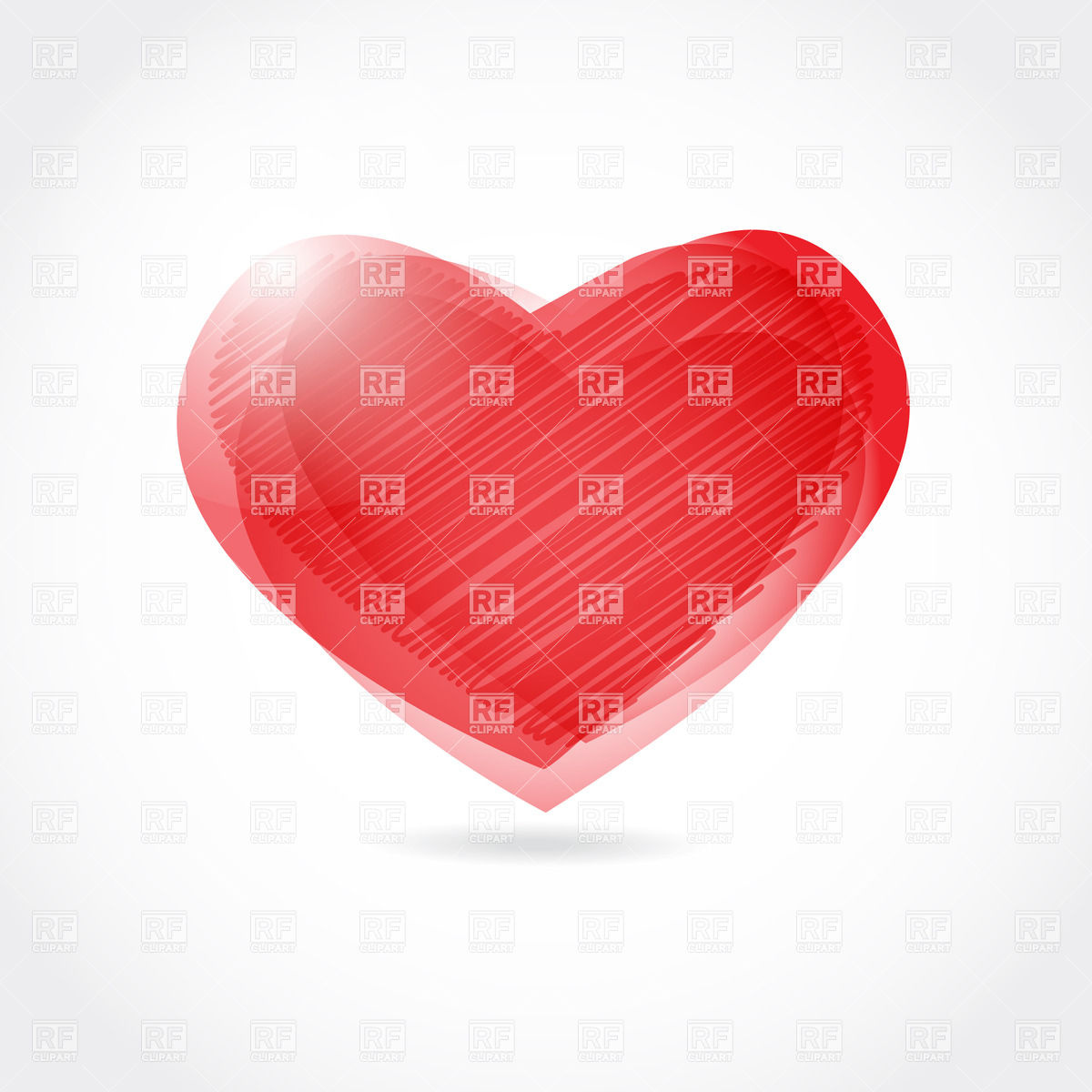 1200x1200 Heart With Scribble Vector Image Of Healthcare, Medical