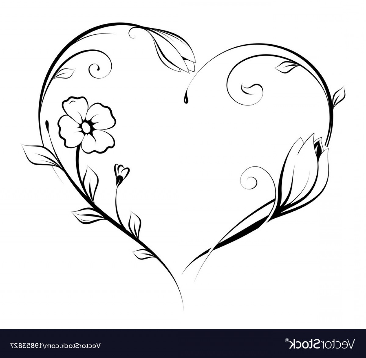 1200x1174 Heart Shape Vector Design Handandbeak