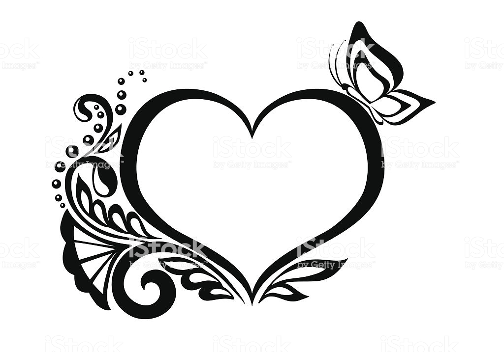 1024x717 Heart Shape Design Clipart