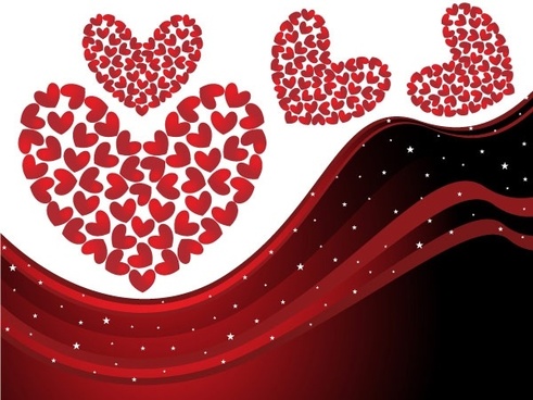 491x368 Heart Line Free Vector Download