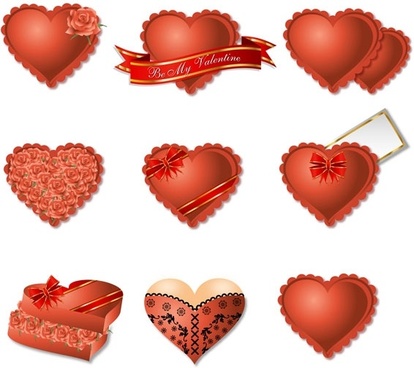 414x368 Heart Shape Vector Free Vector Download