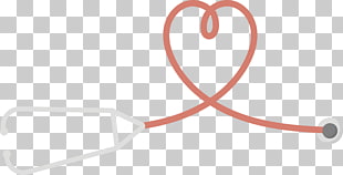 Heart Shaped Stethoscope Vector
