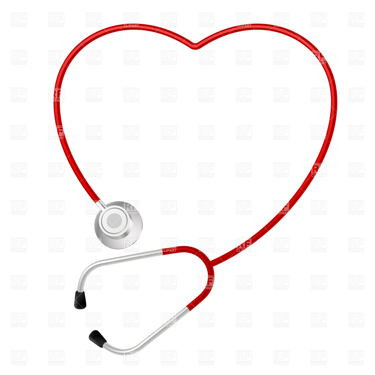 1200x1200 Heart Shaped Stethoscope Vector Image Of Healthcare, Medical