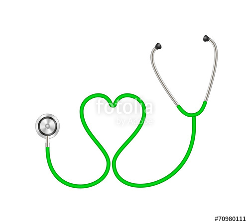 500x451 Stethoscope In Shape Of Heart Stock Image And Royalty Free Vector