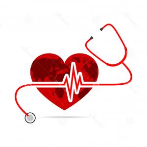 300x300 Heart Shaped Stethoscope Vector Clipart Createmepink