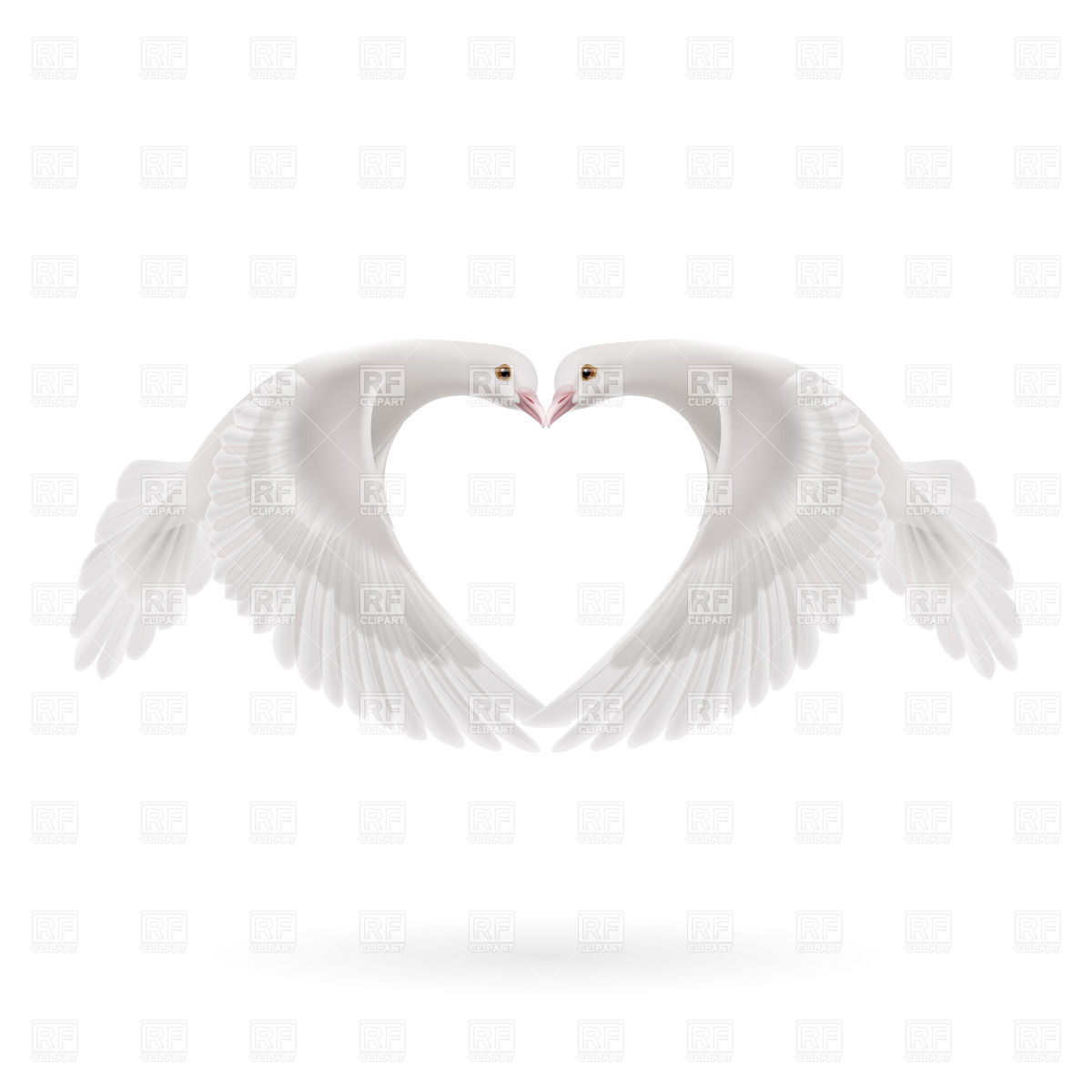 Doves Making Heart Silhouette With Wings Vector Image Of Plants 1200x1200 Doves Making Heart Silhouette With Wings Vector Image Of Plants