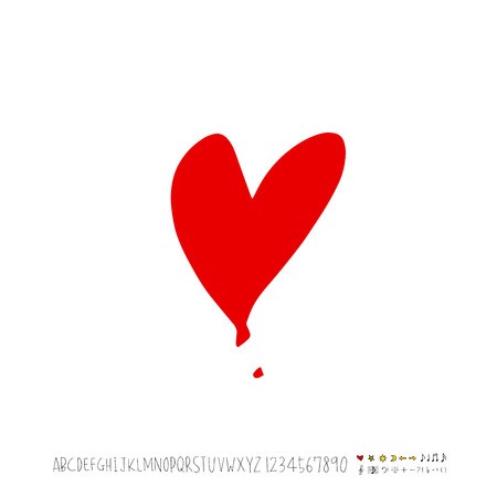 450x450 Heart Pattern Hand Drawn Heart Sketch