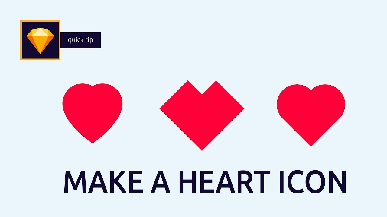 1280x720 How To Make Vector Heart Icons In Sketch App Sketch App