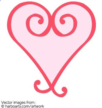 335x355 Download Valentine Heart Swirl