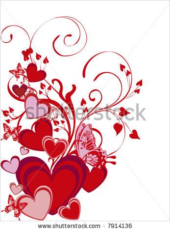 347x470 Heart Swirl Vector Swirls Valentines Illustration, Valentine