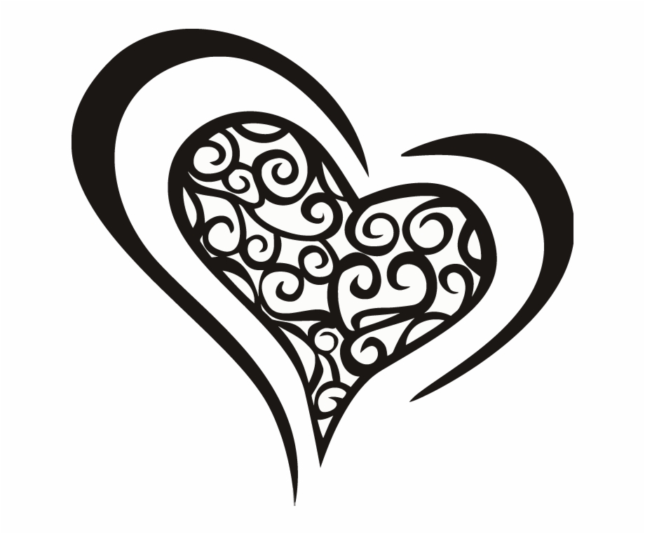 Heart Swirl Vector at Vectorified.com | Collection of Heart Swirl