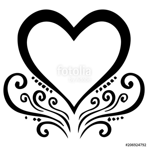 500x500 Heart Tattoo Stock Image And Royalty Free Vector On Fotolia