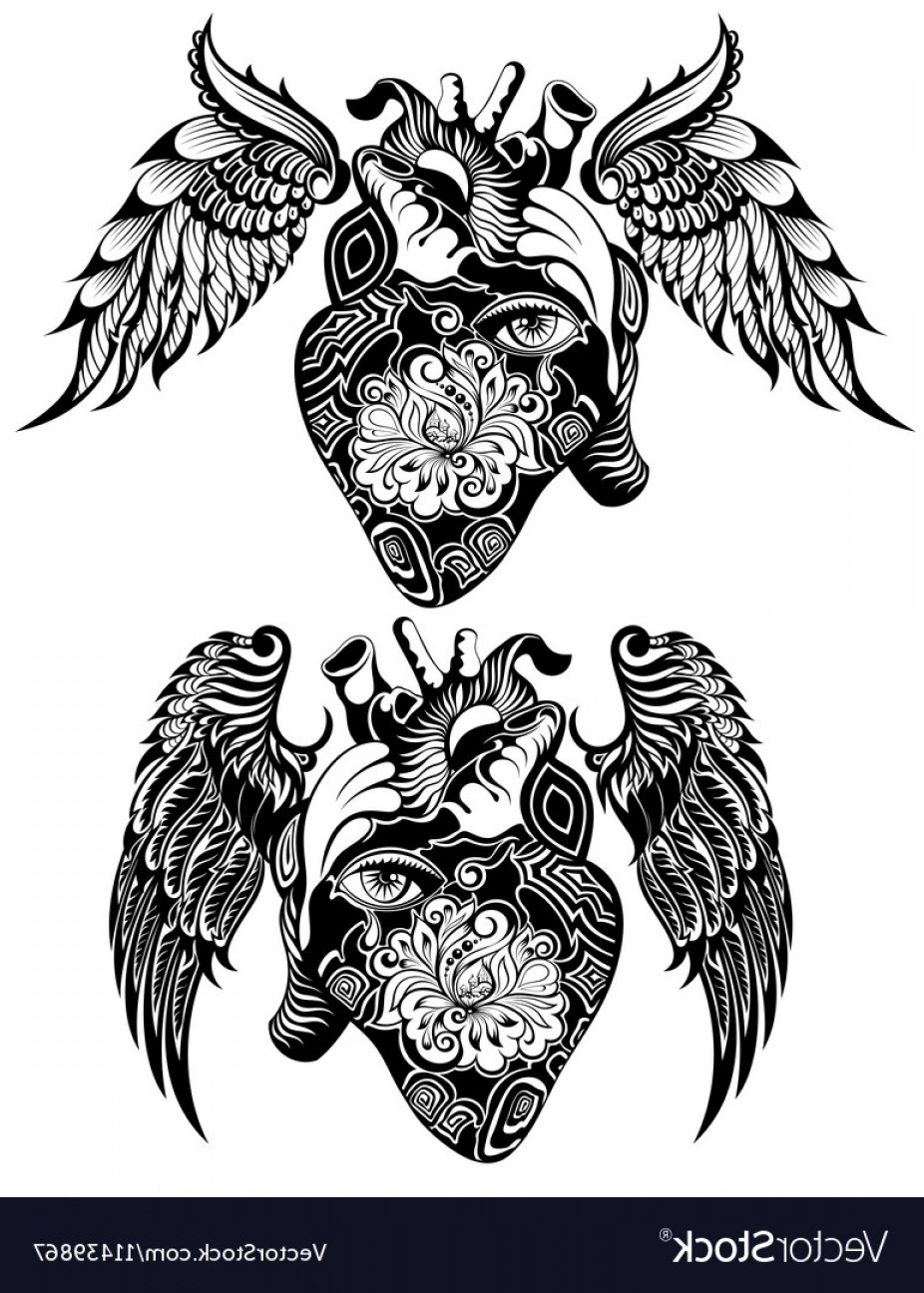 926x1296 Infinity Heart Tattoo Vector Hoodamathrun