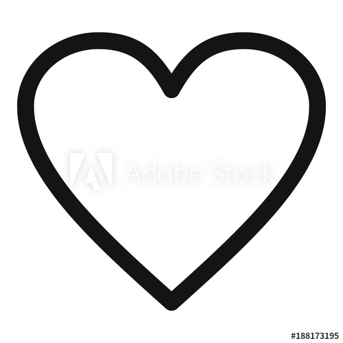 500x500 Ardent Heart Icon Simple Illustration Of Ardent Heart Vector Icon