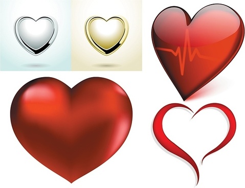 479x368 Heart Free Vector Download