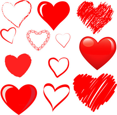 372x368 Hand Drawn Heart Vector Free Vector Download