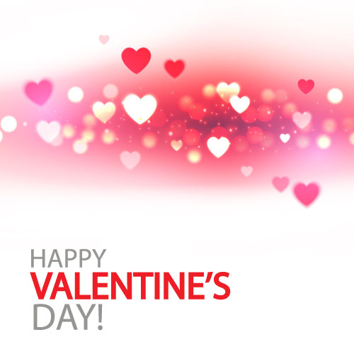 500x500 Blurs Valentines Day Background With Heart Vector Free Download