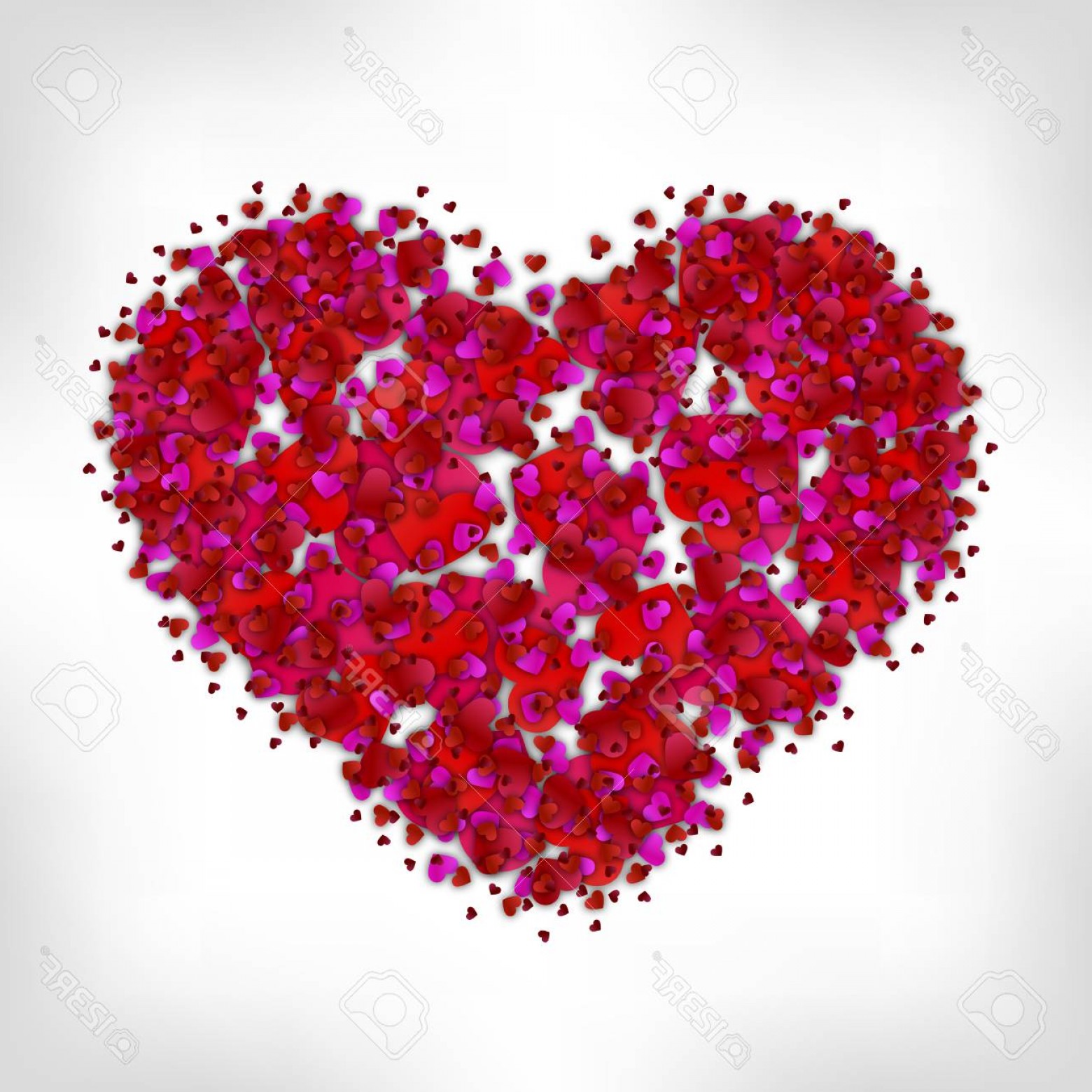 1560x1560 Photostock Vector Heart Of Many Small Hearts Vector Art