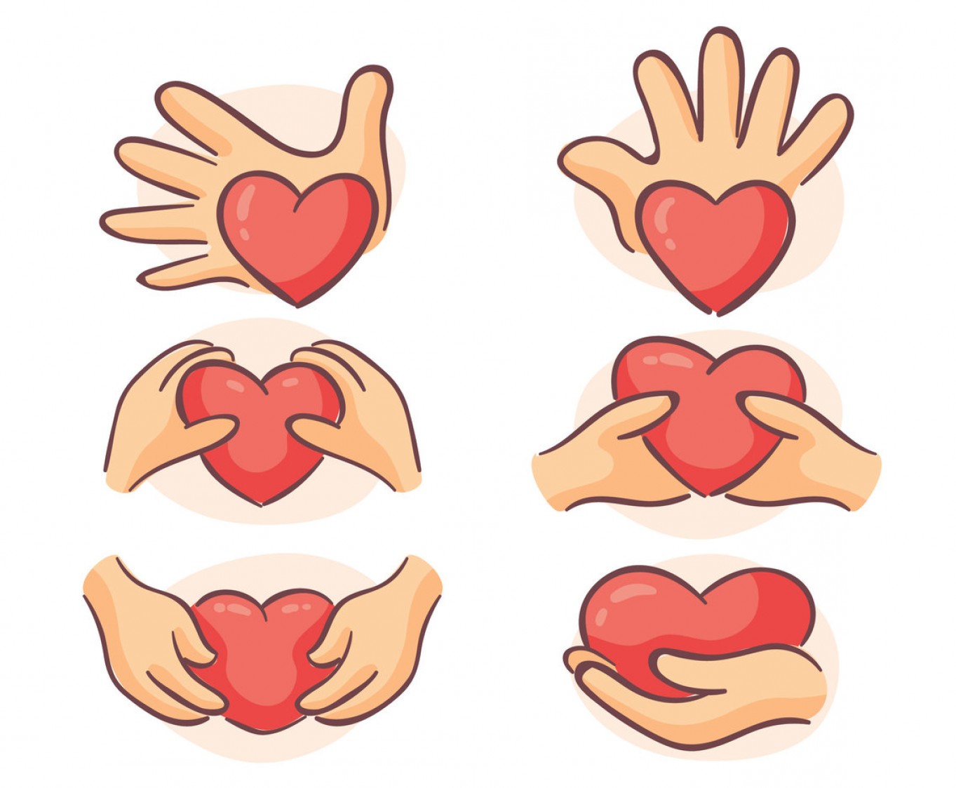 Heart Hands Free Vector Art Catamart 1363x1123 Heart Hands Free Vector Art Catamart