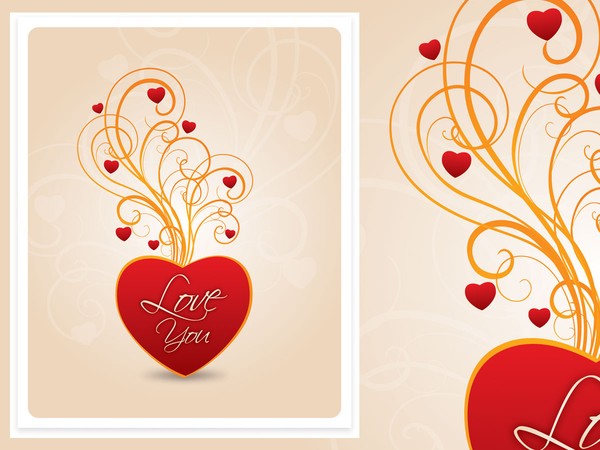 600x450 Love You Vector Graphic