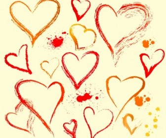 336x280 Vector Hand Draw Shape Heart Vector Art