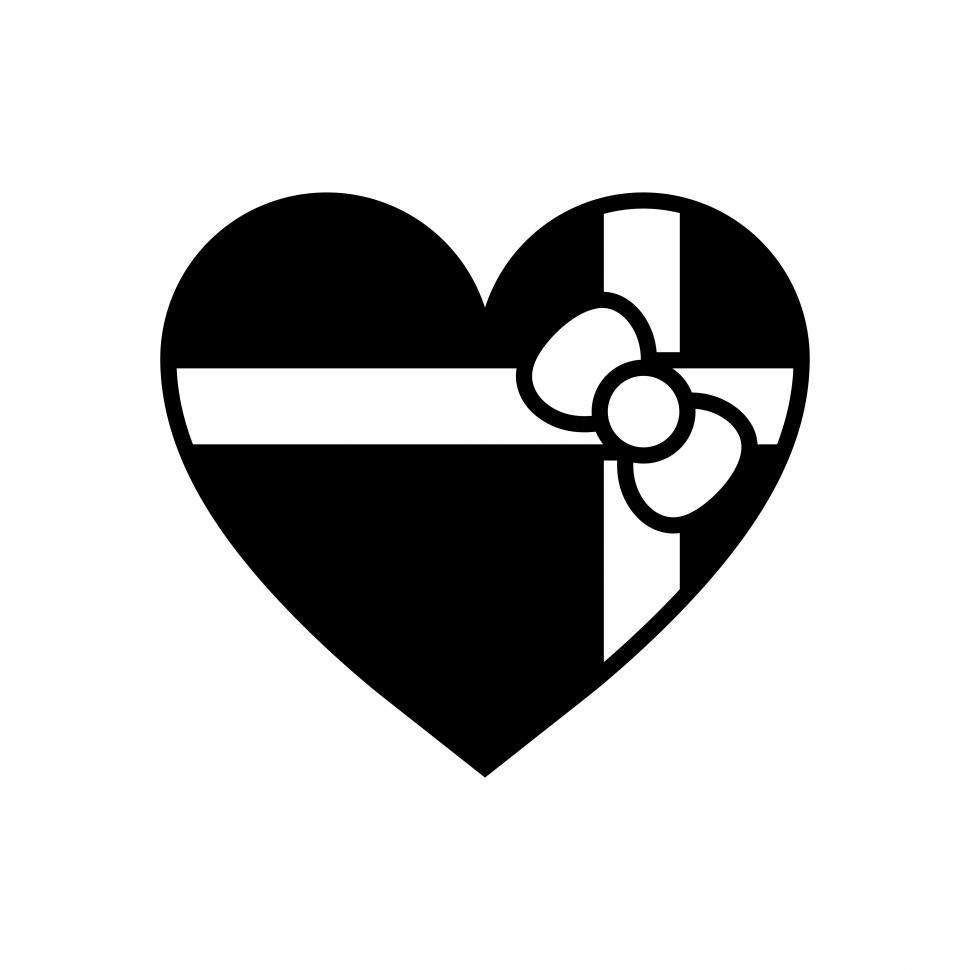 970x970 Get Free Stock Photos Of Valentine Gift Heart Vector Icon Online