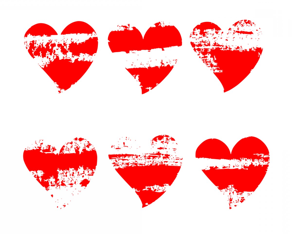 1200x960 Grunge Hearts Vector Png Soidergi
