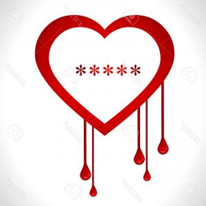 300x300 Photostock Vector Heartbleed Openssl Bug Virus Bleeding Heart
