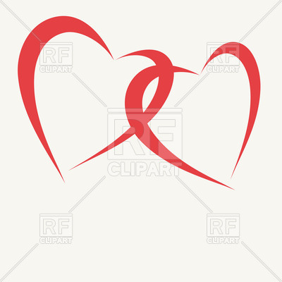 400x400 Two Symbolic Hearts Vector Image Of Holiday Mcherevan