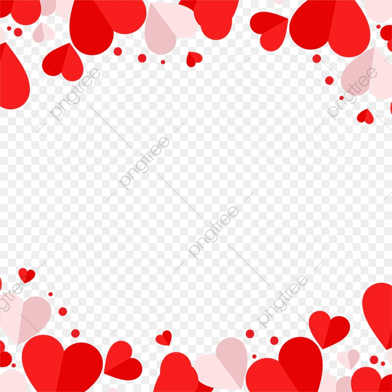 800x800 Red And Pink Heart Vector Frame Png, Red Heart, Heart, Heart