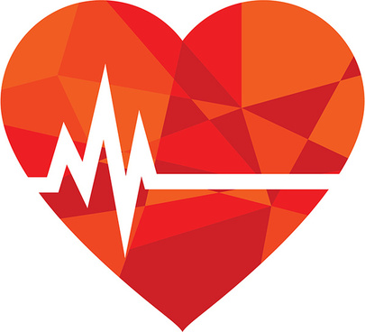 405x368 Heartbeat Clipart Heart Vector