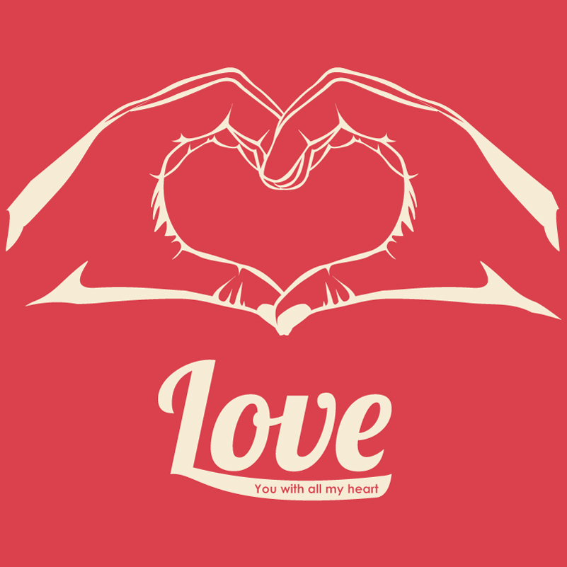 801x801 Valentine's Day Hand Love Heart Vector Free Download Free Vector