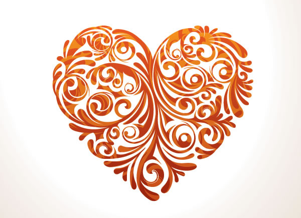 600x435 Free Heart Vectors Creative Valentine's Day Graphics