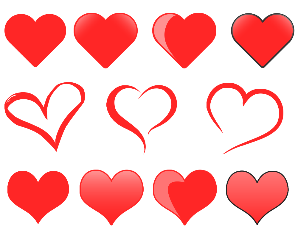 1000x800 Free Heart Vector Freeuse Download Png Files, Free Clip Art