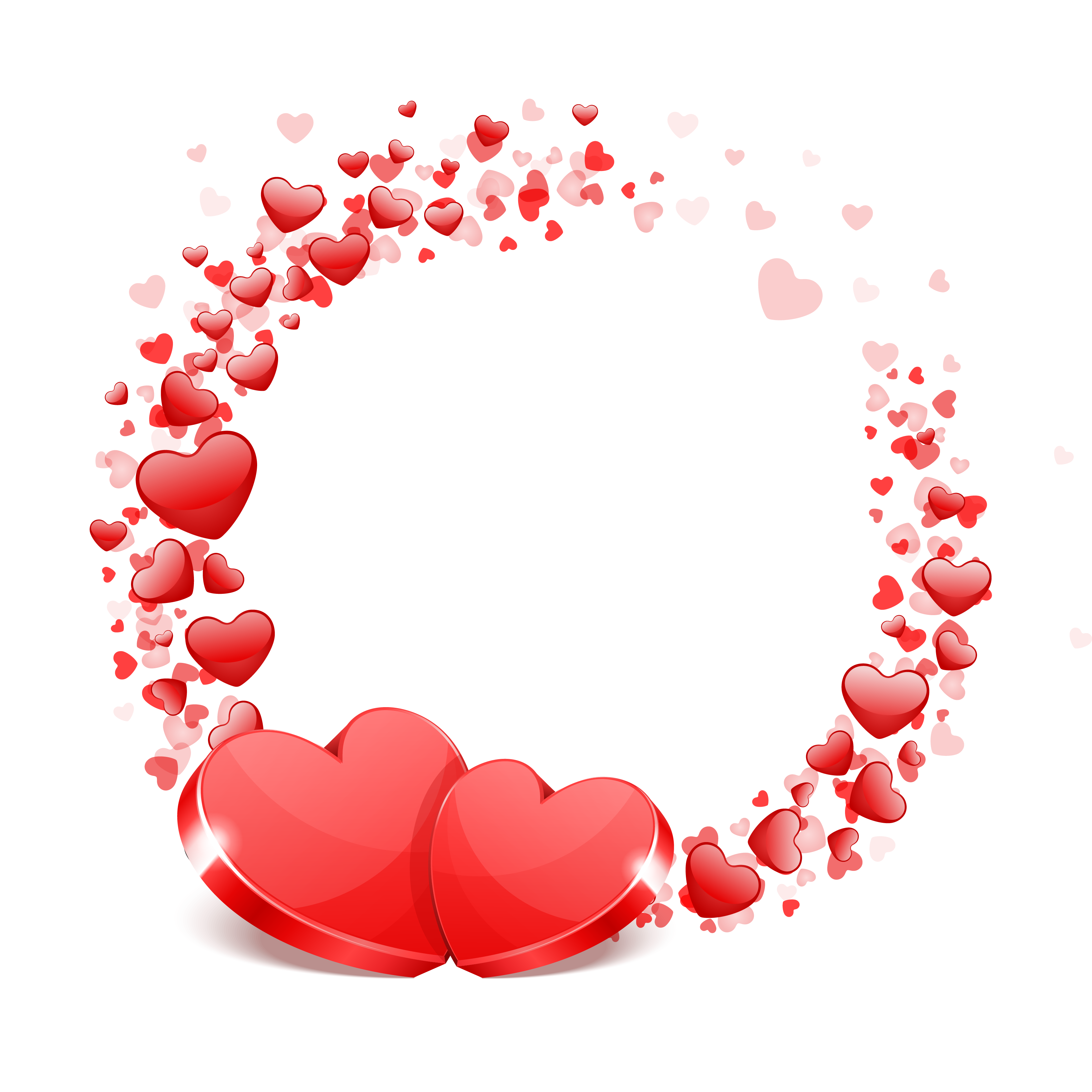 Red Hearts, Festive, Love Png And Vector With Transparent 3334x3334 Red Hearts, Festive, Love Png And Vector With Transparent