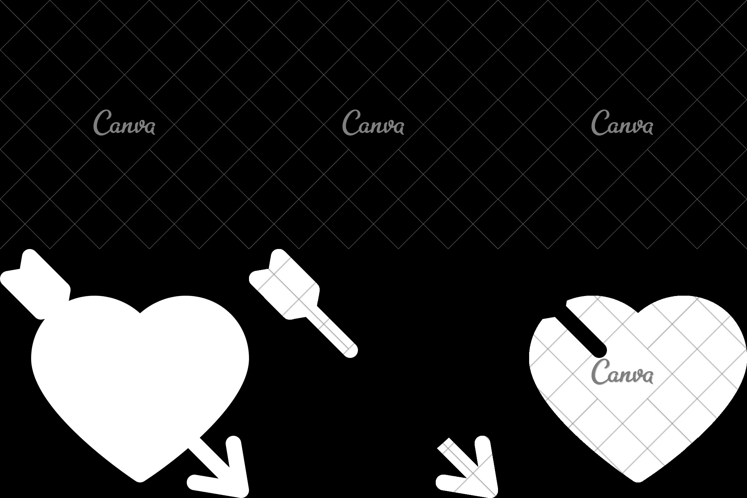 Heart With Arrow Vector 2400x1600 Heart With Arrow Vector