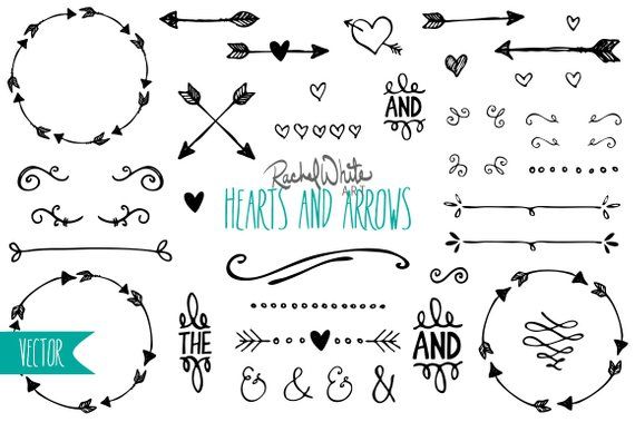 Hearts Arrows Vector Illustrations 570x379 Hearts Arrows Vector Illustrations