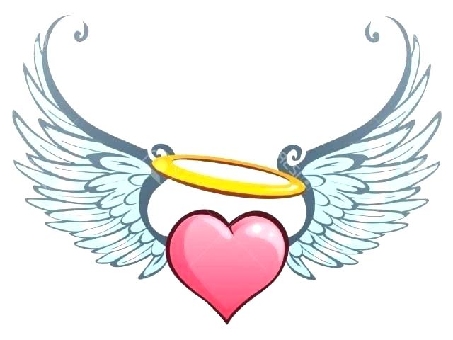 Heart With Wings Vector at Vectorified.com | Collection of Heart With ...