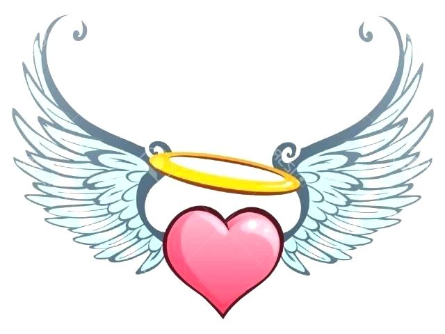 640x480 Heart With Wings Clipart
