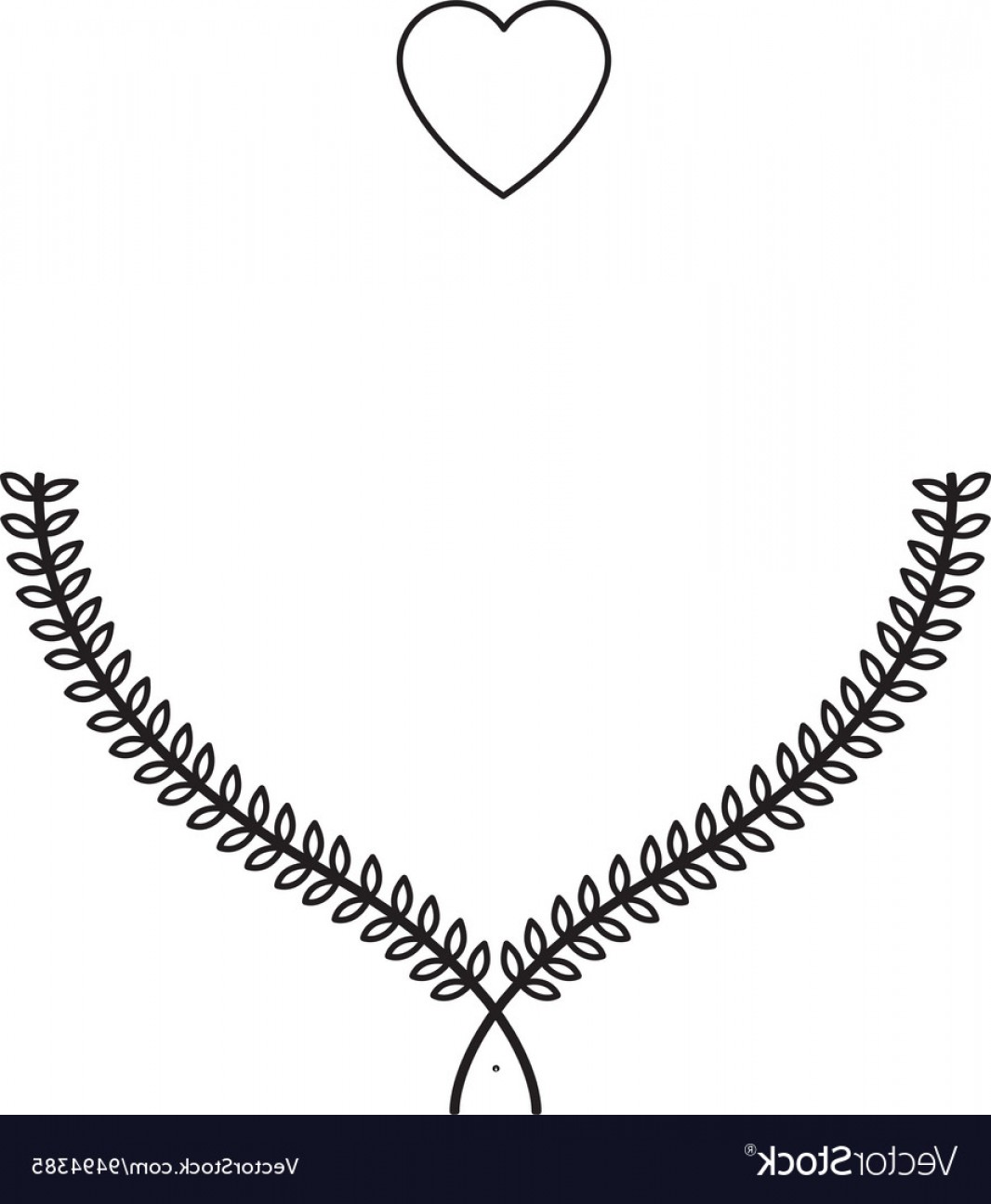 1066x1296 Half Wreath Vector Handandbeak