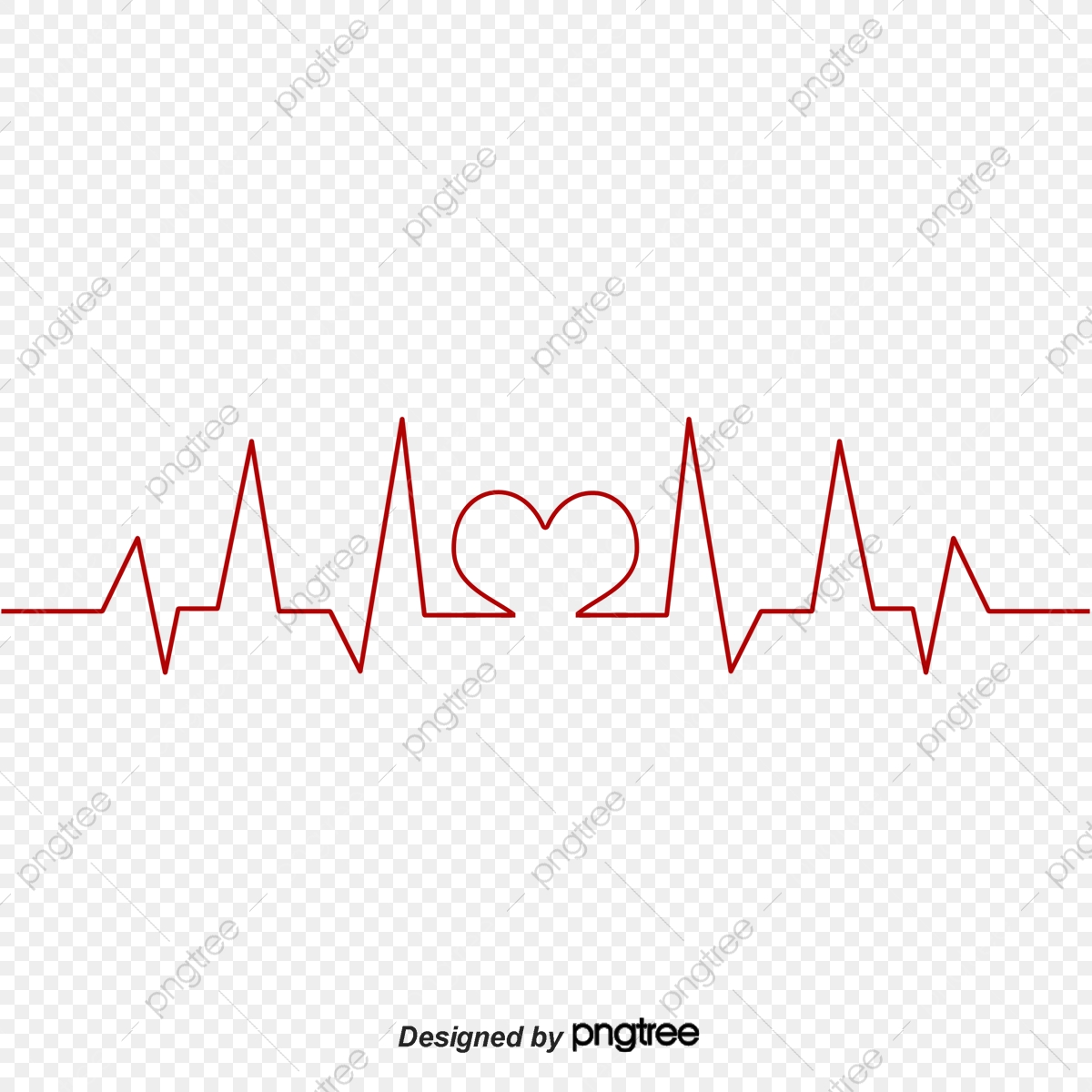 love heartbeat line