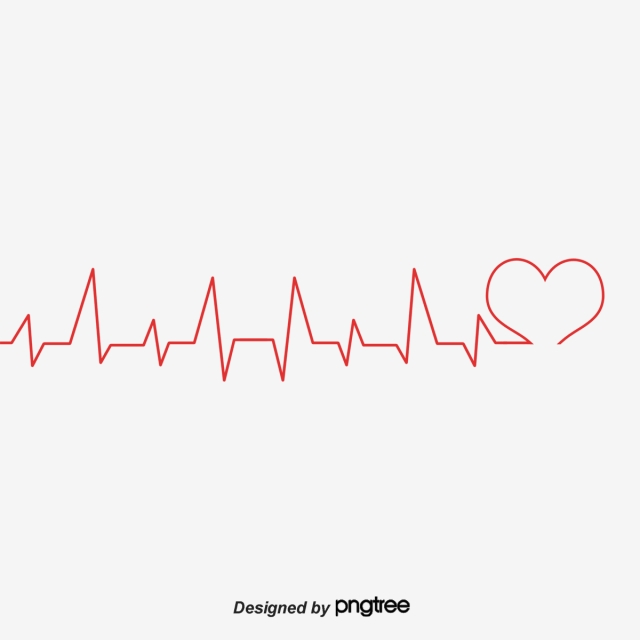 640x640 Public Welfare Heartbeat Line, Public Welfare, Red Love