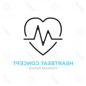 300x300 Photostock Vector Heartbeat Icon Pulse Heart Beat Healthcare