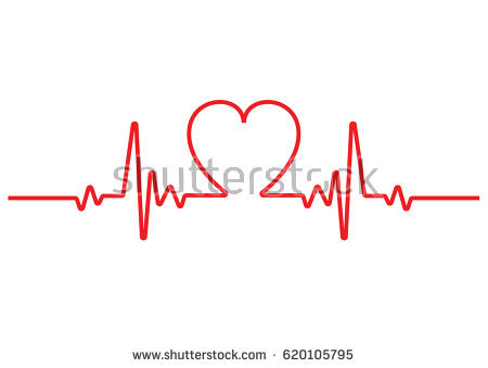 450x339 Collection Of 'heartbeat Line Drawing' Download More Than