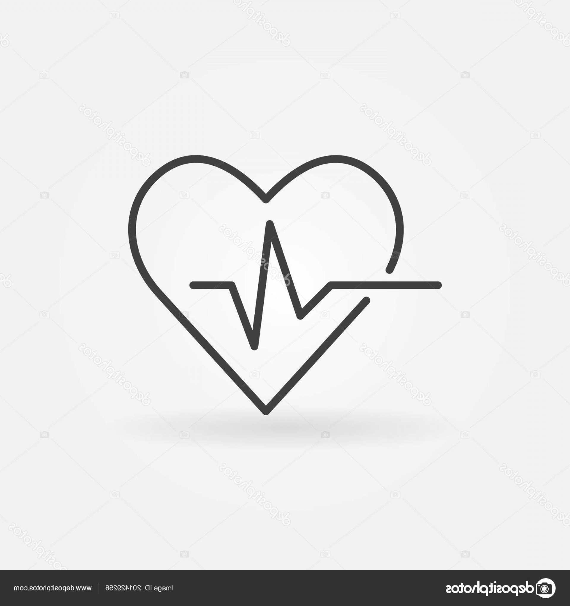 1920x2040 Stock Illustration Heartbeat Vector Icon Heart Rate Catchsplace