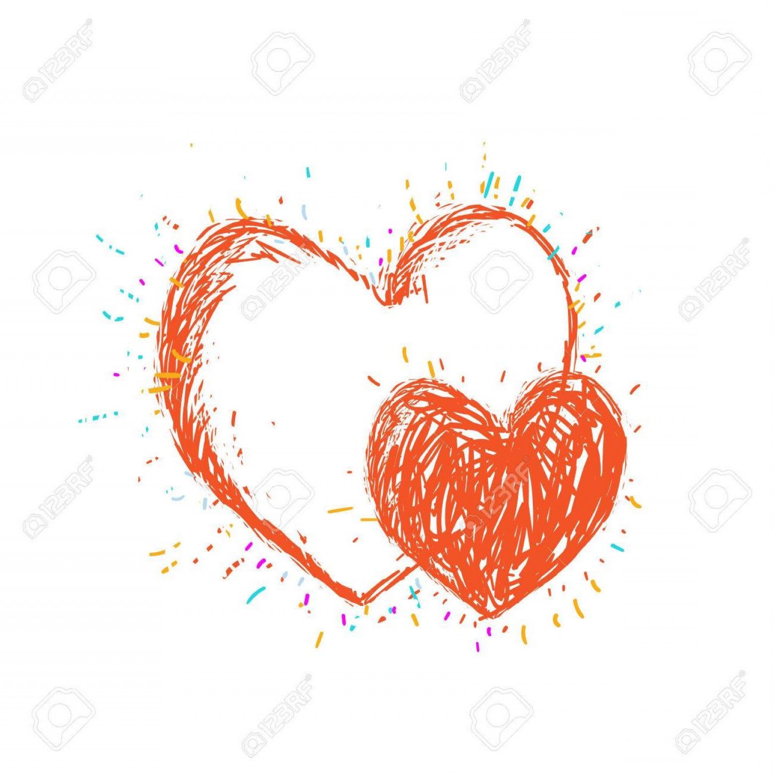 1560x1558 Vector Line Art Heart Hoodamathrun