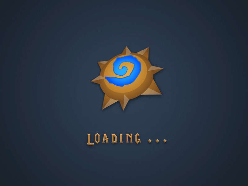 800x600 Hearthstone Loader Animation